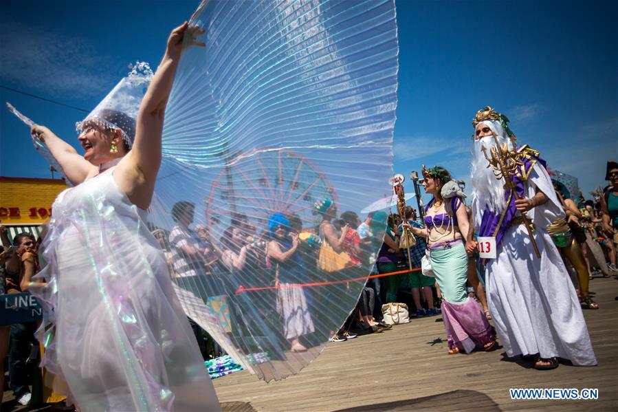 Etats-Unis : la Mermaid Parade à New York