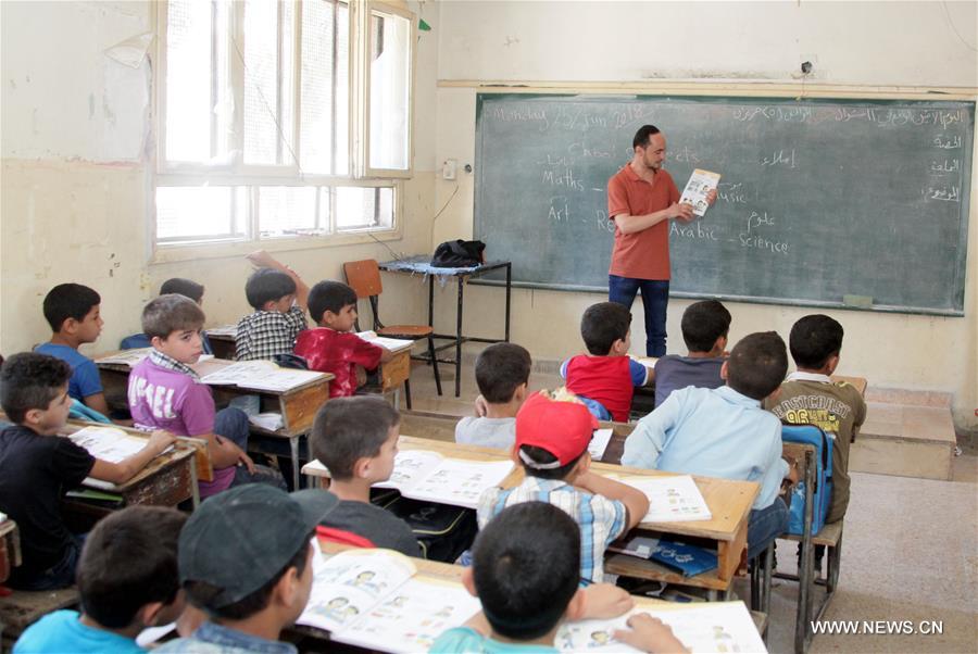 Syrie : retour à l'école dans la Ghouta orientale