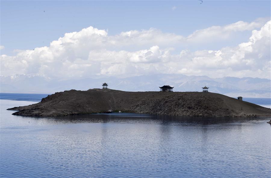 Chine : vue du lac Sayram au Xinjiang