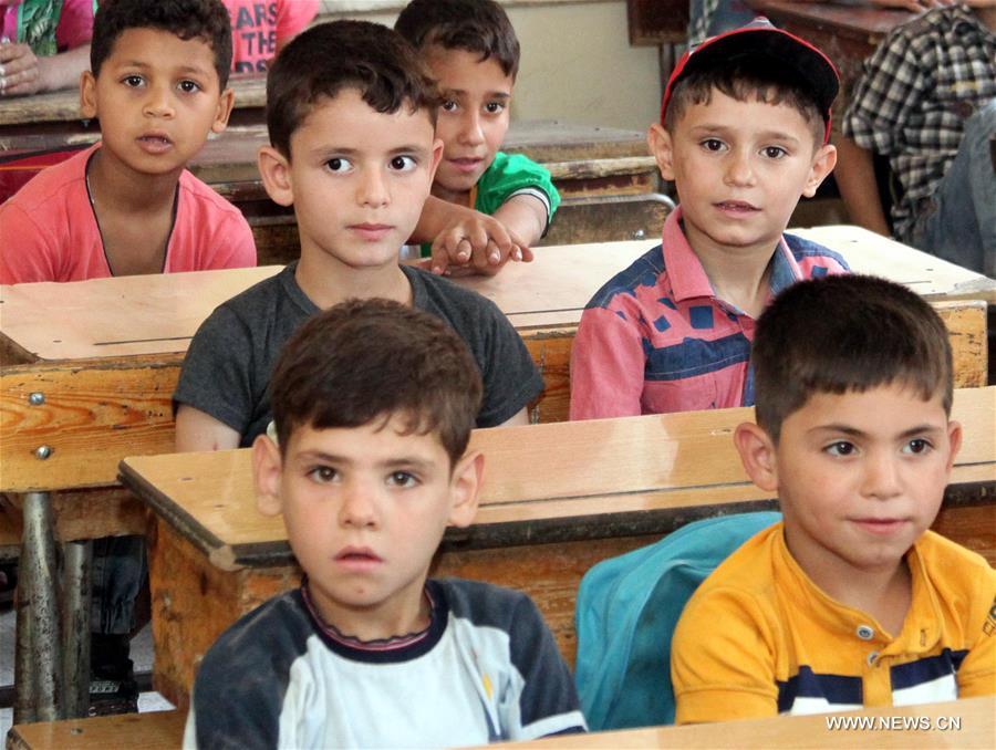 Syrie : retour à l'école dans la Ghouta orientale