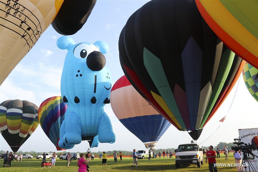 Festival de montgolfières dans le New Jersey