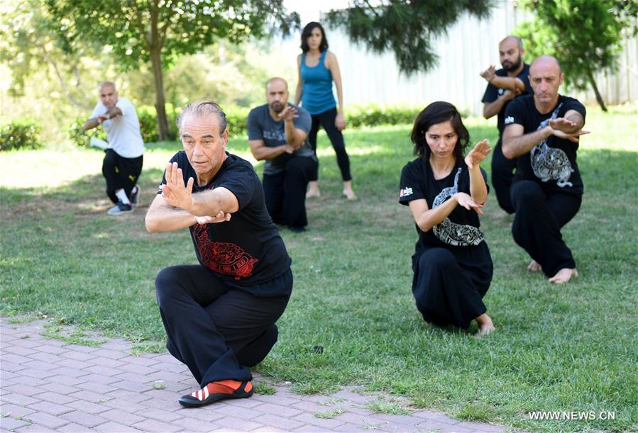 Turquie : pratique du tai-chi à Istanbul