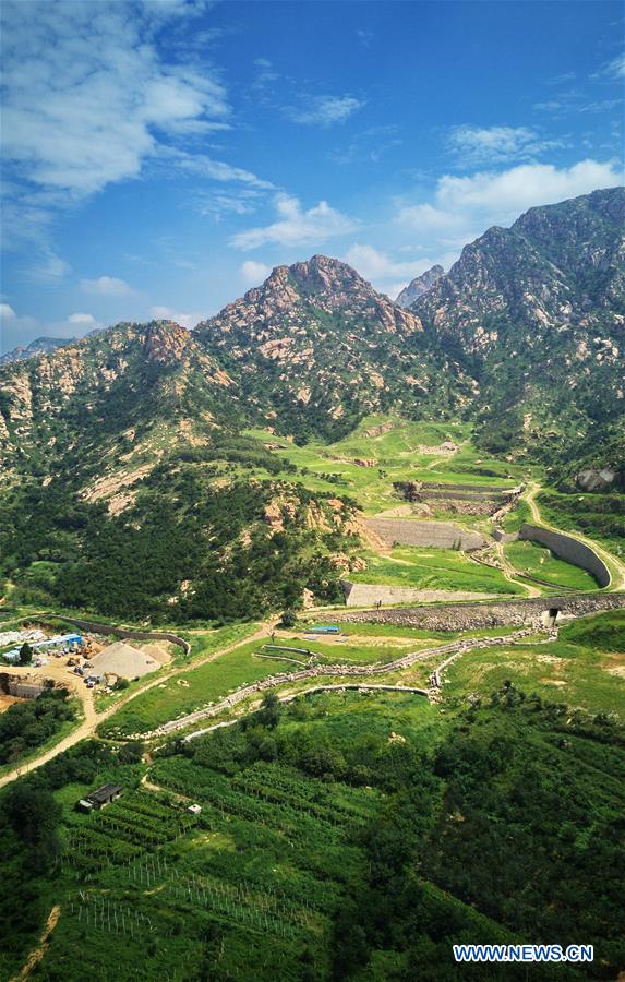 Chine : un parc construit sur le site d'une mine dans le Hebei