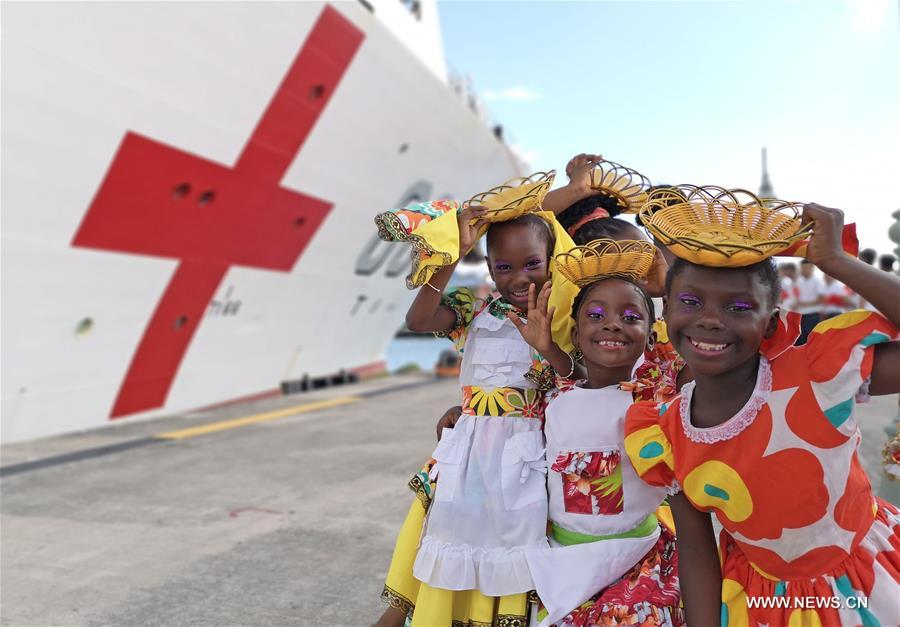 Un navire-hôpital de la marine chinoise arrive à Antigua-et-Barbuda