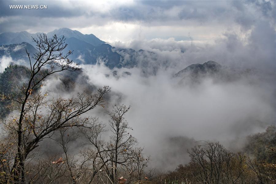 Chine : paysage de Guiguling au Shaanxi