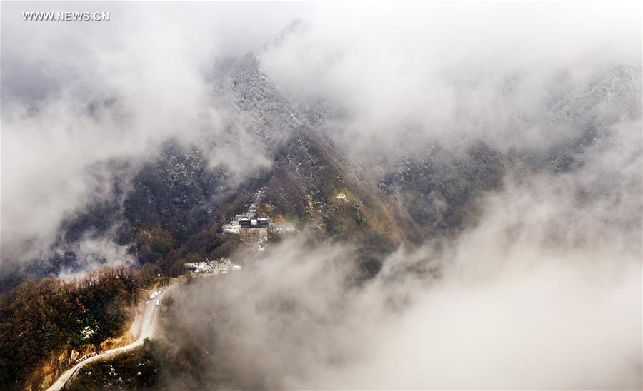 Chine : paysage de Guiguling au Shaanxi