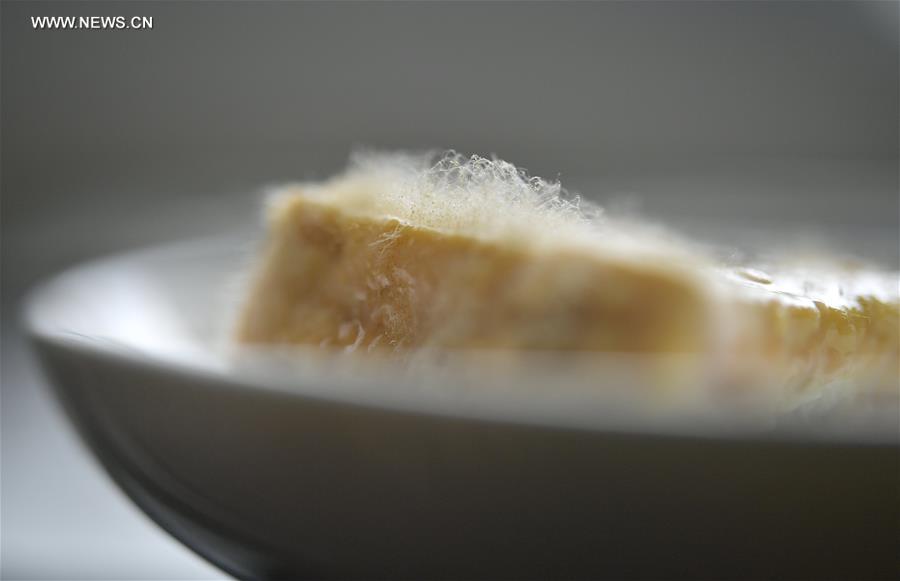 Chine : fabrication du "tofu moisi" au Hubei