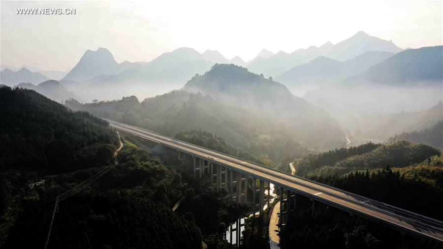 Chine : vue aérienne du Guangxi