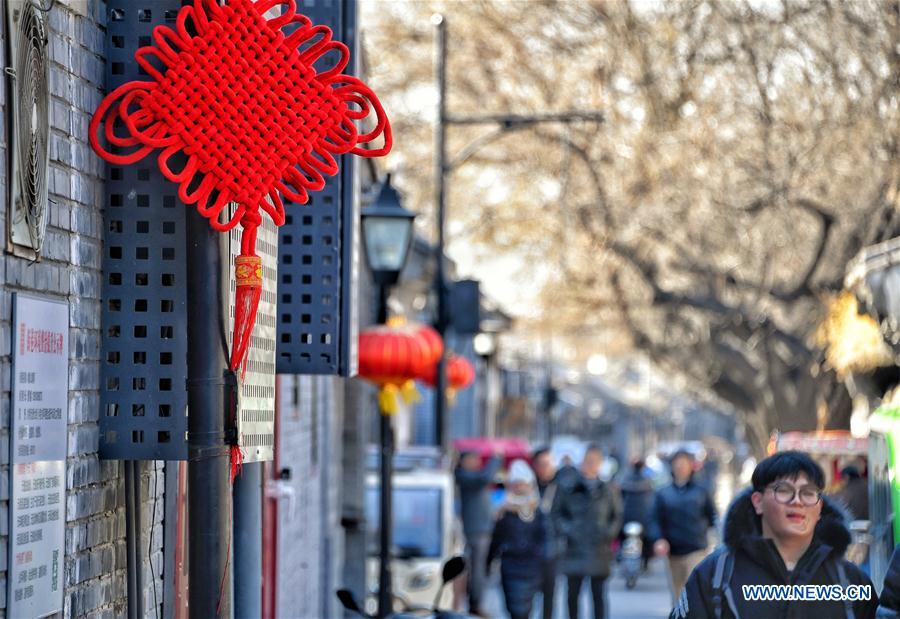 Chine : atmosphère festive à Beijing à l'approche de la fête du Printemps