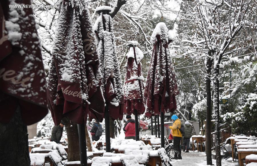 Turquie : Istanbul sous la neige