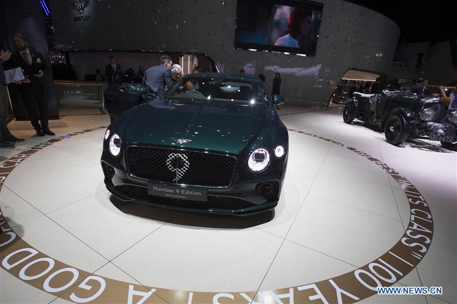 Suisse : salon de l'automobile de Genève