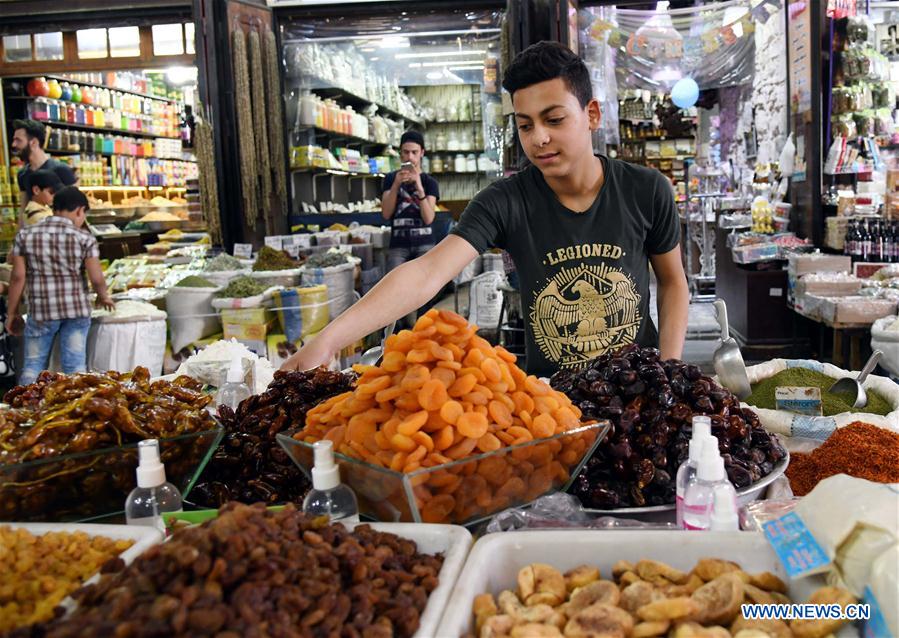 Syrie : marché pendant le ramadan en Syrie