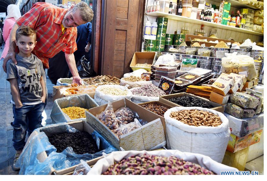 Syrie : marché pendant le ramadan en Syrie