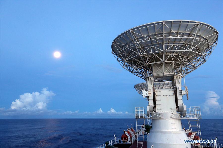 Un navire chinois d'observation spatiale en mission dans le sud de l'océan Pacifique