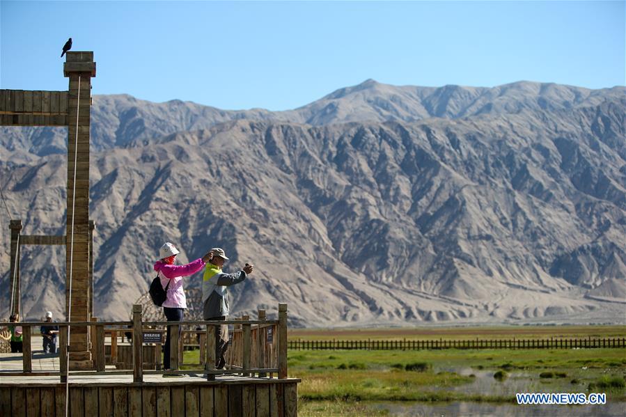 Chine : scène d'été au Xinjiang