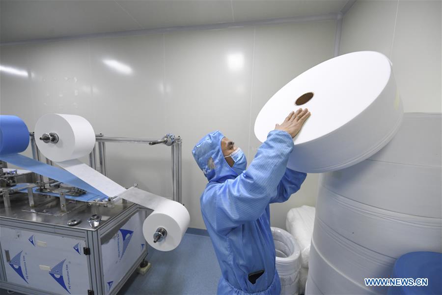 (2019-nCoV) Chine : production de masques dans une usine à Chongqing