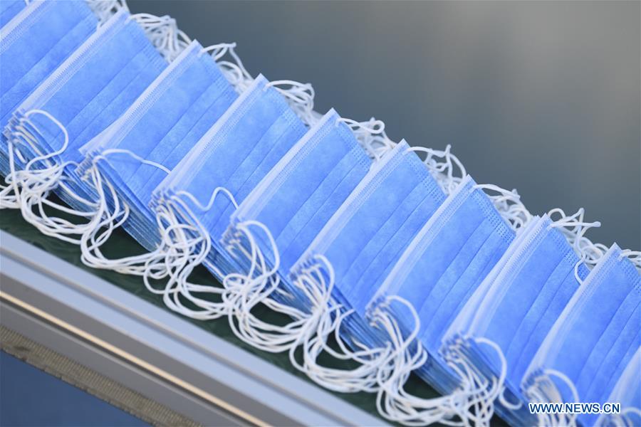 (2019-nCoV) Chine : production de masques dans une usine à Chongqing