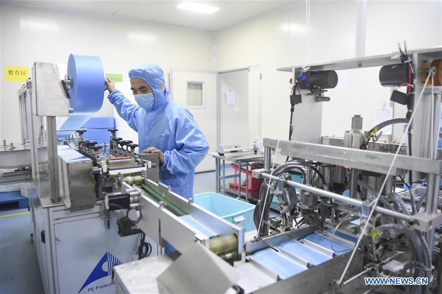 (2019-nCoV) Chine : production de masques dans une usine à Chongqing
