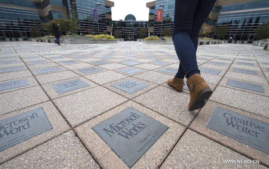 U.S.-SEATTLE-MICROSOFT-VIEW