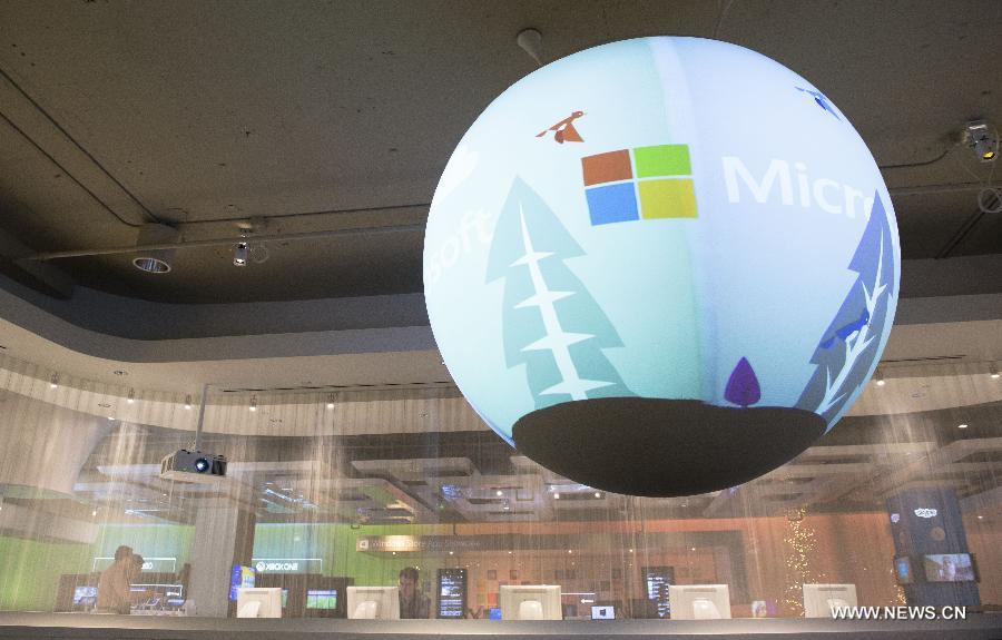 U.S.-SEATTLE-MICROSOFT-VIEW