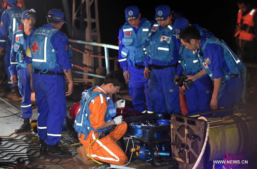 Chine : un robot sous-marin utilisé pour retrouver le bateau disparu à Guangyuan 