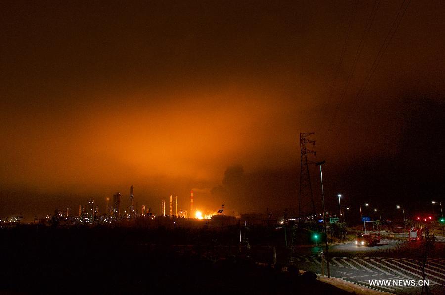 （突发事件后续）（3）福建漳州古雷化工漏油起火事故已致6人受伤