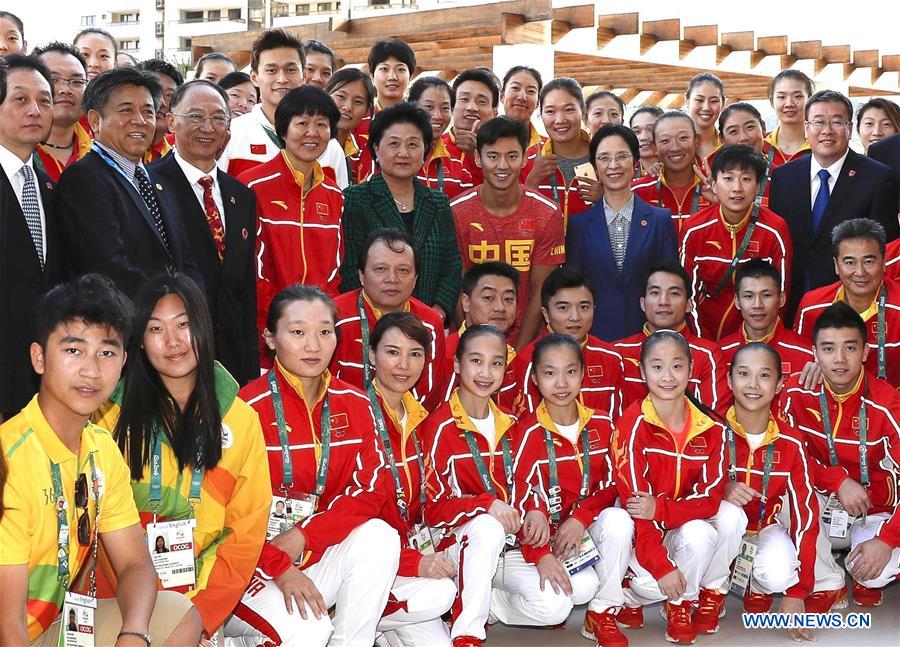 JO 2016 : Liu Yandong visite la délégation chinoise