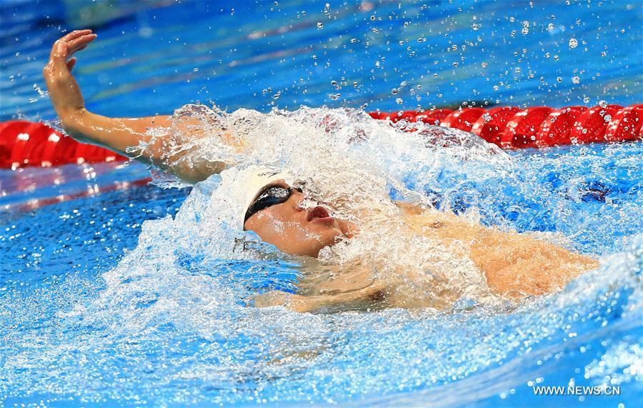 Canada/Championnats du monde de natation : le Chinois Wang Shun champion de l'épreuve  individuelle quatre nages (200 m)