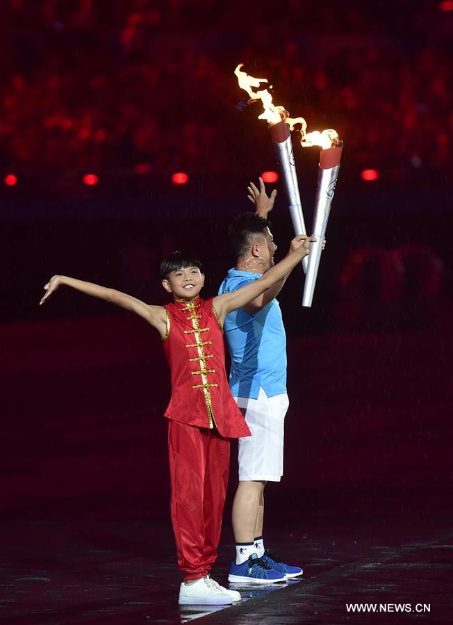 Chine : cérémonie d'ouverture des 13e Jeux nationaux à Tianjin
