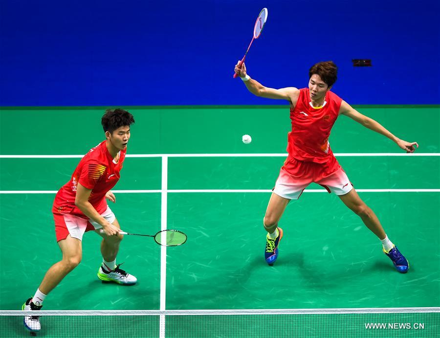 Badminton : les Chinois Li Junhui et Liu Yuchen champions du monde du double hommes