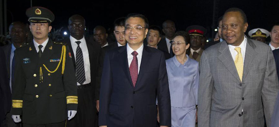 Le PM chinois arrive au Kenya pour une visite officielle