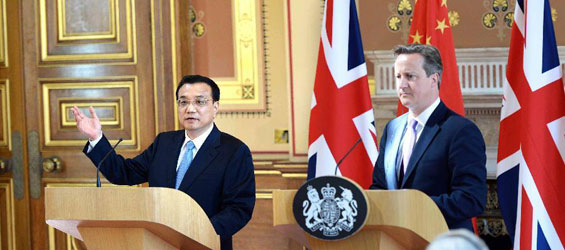 La Chine renforcera le "d&eacute;veloppement inclusif" avec le Royaume-Uni (PM chinois)