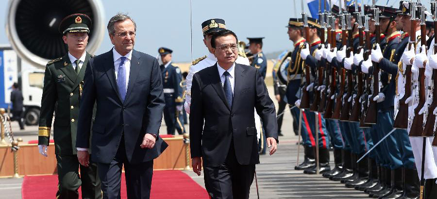 Le Premier ministre chinois entame une visite officielle en Gr&egrave;ce