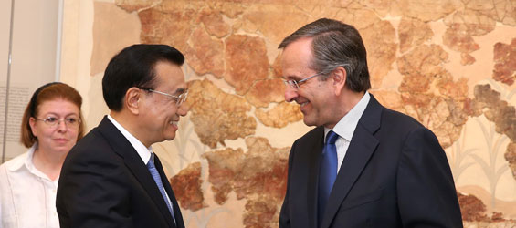 Le Premier ministre chinois appelle &agrave; plus d'&eacute;changes culturels avec la Gr&egrave;ce