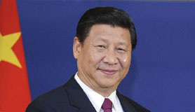 Xi Jinping assiste à la cérémonie d'ouverture des JO d'hiver de 2014