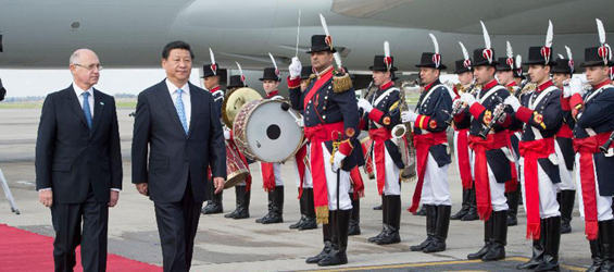 Le président chinois arrive en Argentine pour une visite d'Etat