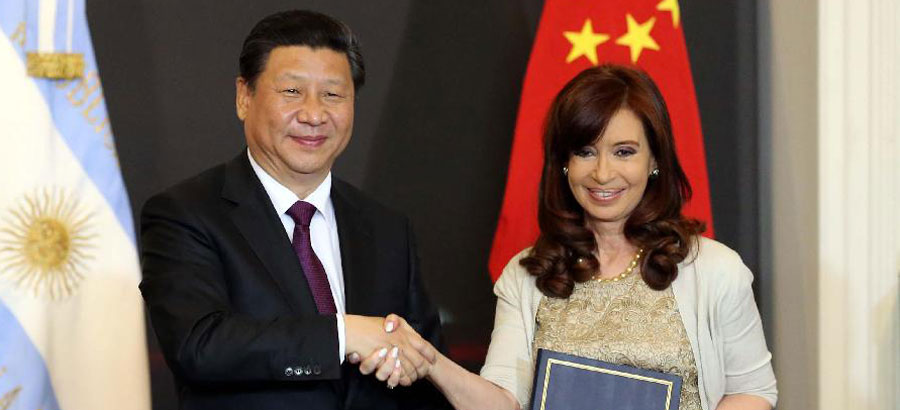 Chine/Argentine : renforcement des relations bilatérales par l'établissement d'un partenariat stratégique global
