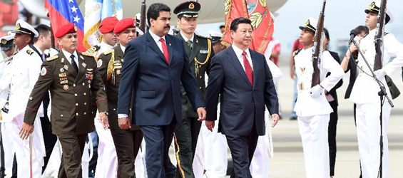 Le président chinois arrive au Venezuela pour une visite d'Etat