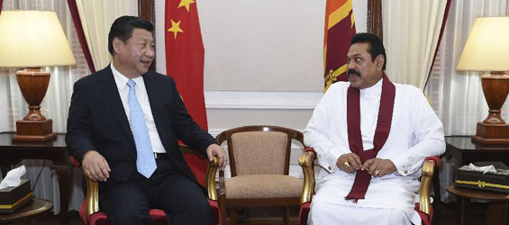 Les présidents chinois et sri-lankais d'accord pour approfondir le partenariat de coopération stratégique