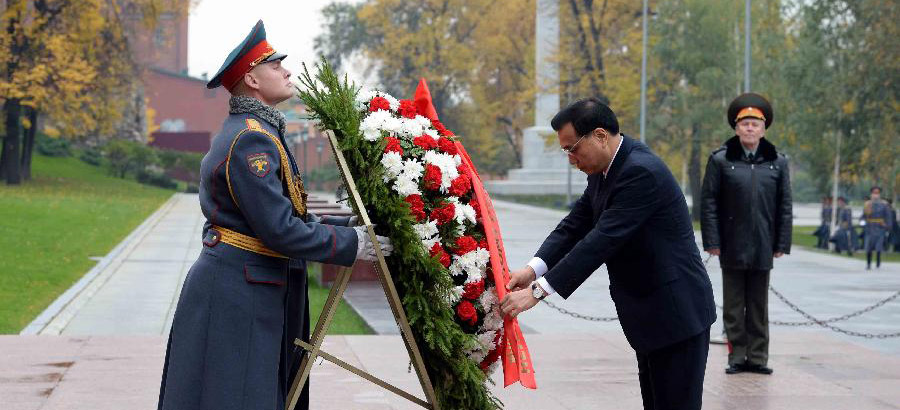 Le PM chinois promet de s'unir &agrave; la Russie pour sauvegarder la victoire de la Seconde Guerre mondiale et l'ordre d'apr&egrave;s-guerre