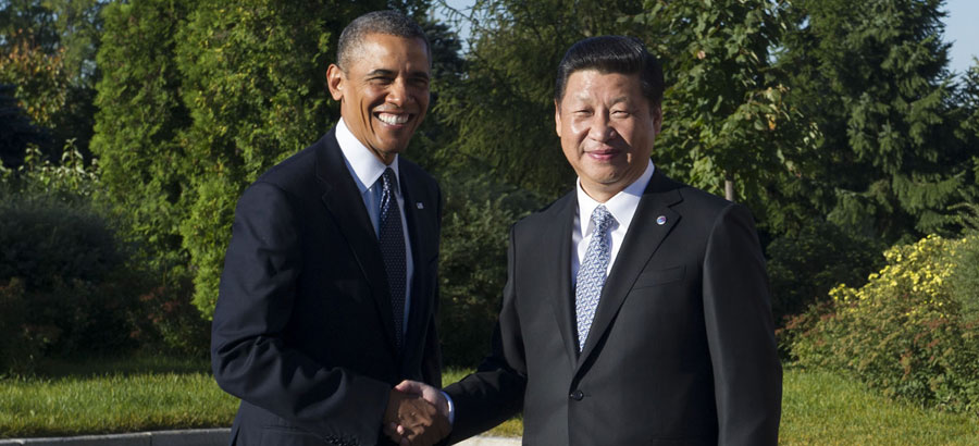 Entretien entre le président chinois et son homologue américain