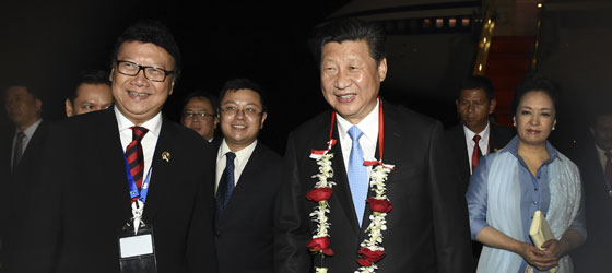 Le président chinois est arrivé à Jakarta pour un sommet Asie-Afrique