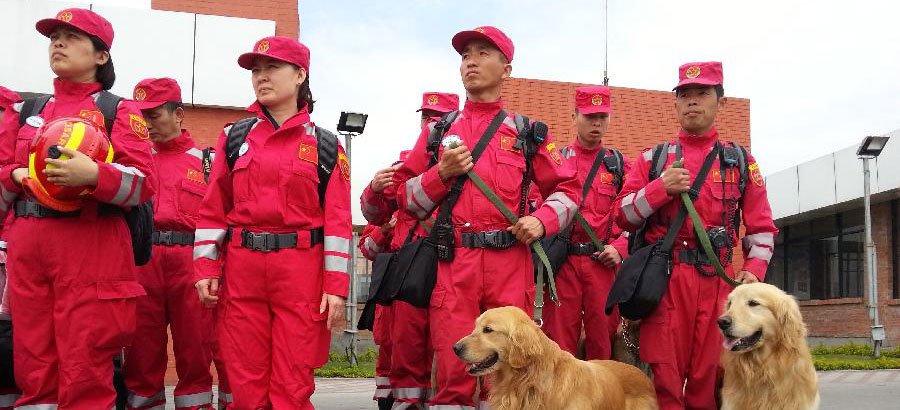 Séisme au Népal : arrivée de l'Equipe chinoise de recherche et de sauvetage pour 
une mission humanitaire
