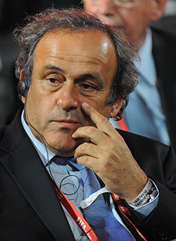 Michel Platini est officiellement candidat à la présidence de la FIFA