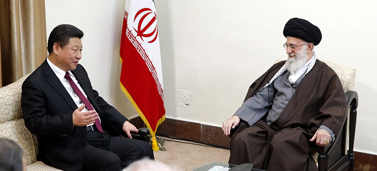 Le président chinois rencontre le guide suprême Khamenei de l'Iran