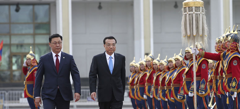 Le PM chinois appelle à plus de coopération et des liens plus étroits avec la Mongolie