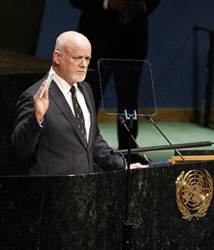 Peter Thomson, président de la 71e session de l'Assemblée générale de l'ONU (PORTRAIT)
