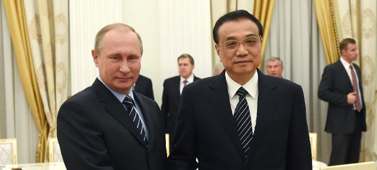 Rencontre du Premier ministre chinois avec le président russe pour promouvoir les 
relations bilatérales