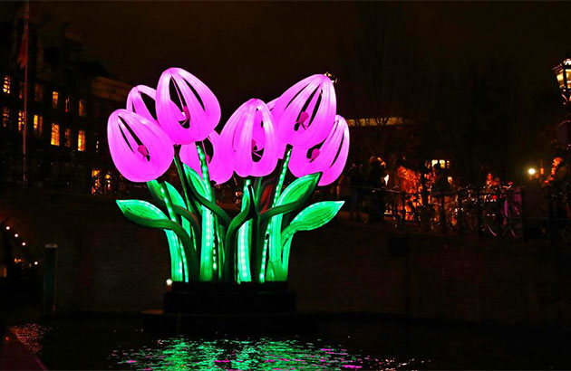 Festival des lumières d'Amsterdam
