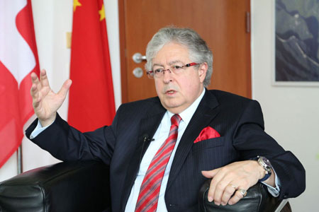 Ambassadeur de Suisse en Chine : la Chine va certainement devenir un grand pays de 
l'innovation (INTERVIEW)